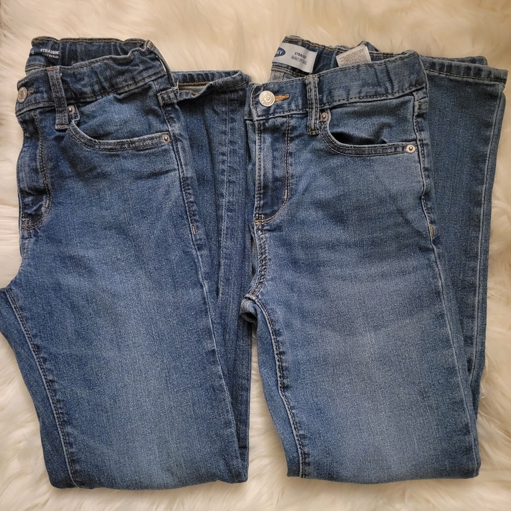 Old Navy Built-In Flex Straight Leg Boys Jeans
